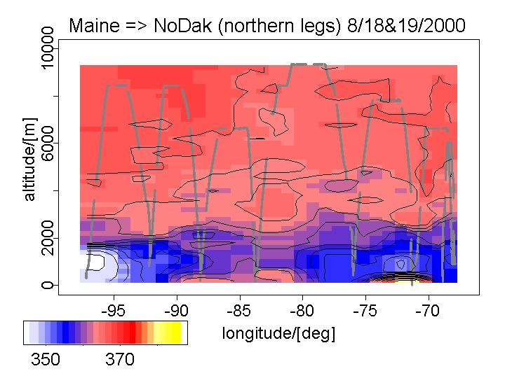 Maine - NoDak (northern legs) 8/18 and 19/2000